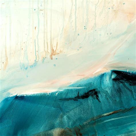 abstract landscapes  american painter holly van hart