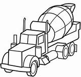 Truck Coloring Pages Printable Kids Everfreecoloring sketch template
