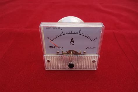 pc ac  analog ammeter panel amp current meter    mm  connect