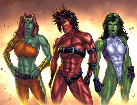She Hulk Muscular Pinup Gamma Powered Sluts Pictures Sorted By