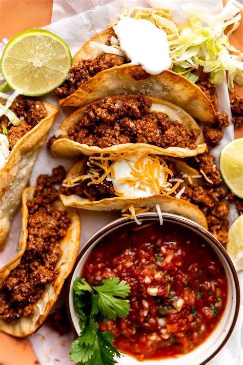traditional mexican ground beef taco recipe infoupdateorg