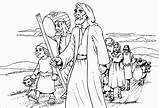Abraham Para Coloring Colorear Dibujos Cristianos Sarah Biblia Bible Land sketch template