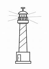 Lighthouse Coloring Printable Large sketch template