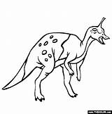 Tsintaosaurus Stygimoloch Dinosaur Thecolor sketch template