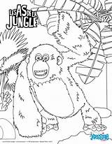 Miguel Gorille Coloriage Coloriages Ausmalbilder Ludinet Sprout Gorilla Dschungel sketch template