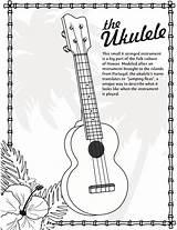 Ukulele Coloring Music Hawaii Sheet Ukelele Pages Hawaiian Instrument Tips Stringed Color Activities Poster Mini Colouring Sheets Teacherspayteachers Beginning Start sketch template
