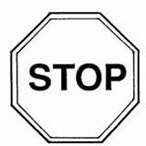 Stop Sign Coloring Clipart Signs Clipartbest Pages sketch template