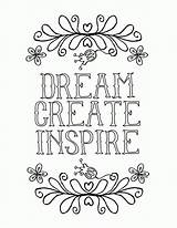 Coloring Pages Sayings Kids Inspirational Library Clipart sketch template