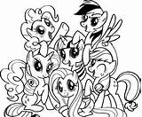 Pony Little Coloring Pages Printable Print Via Activity sketch template