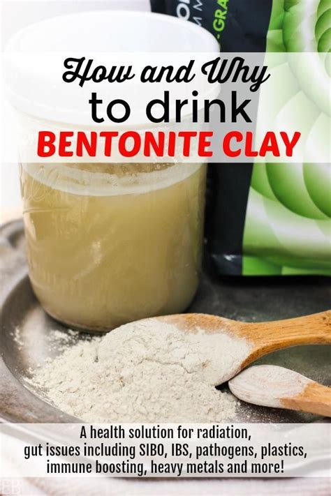 bentonite clay drink  detox recipe natural detox drinks detox