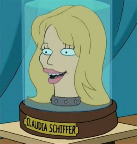 Claudia Schiffer S Head Futurama Wiki Fandom Powered