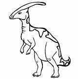Parasaurolophus Cretaceous Dinosaurs Template Blogx sketch template