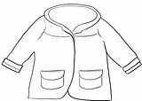 Coloring Winter Jacket Snow Getdrawings Coat sketch template