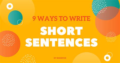 ways  write brilliant short sentences