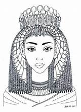 Hatshepsut Coloring Pages Queen Clipart Coloriage Adult African Egyptian Egypte Princess Colorier Colouring Adults Sheets Books Ancient Egypt Drawings Sketch sketch template