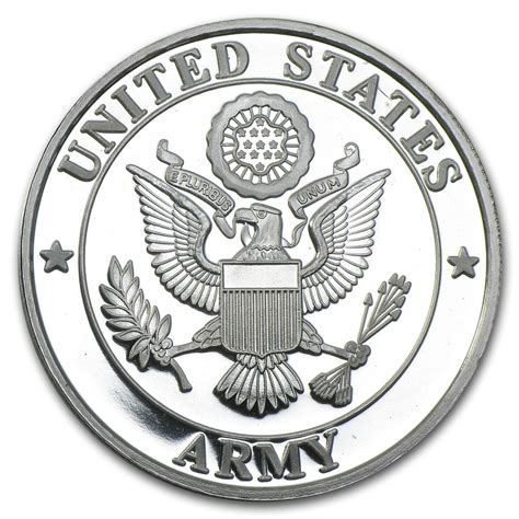 army logo  oz silver  army armed forces rounds  jpg