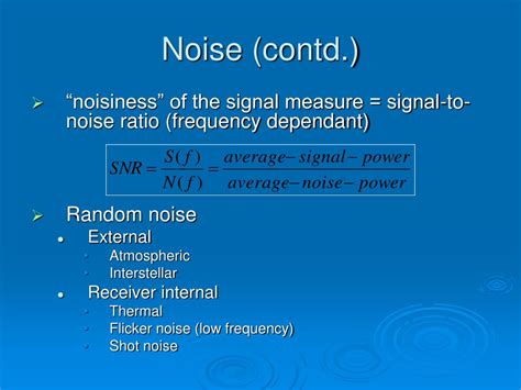 noise figure noise factor  sensitivity powerpoint  id