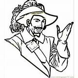 Musketeer Coloringpages101 sketch template