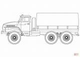 Army Coloring Drawing Truck Pages Vehicles Tanker Sketch Printable Tank Print Drawings Color Kids Dot Tutorials sketch template