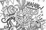 Gras Mardi Coloring Pages Printable Tuesday Fat 30seconds Print Mom Printables Carnival sketch template