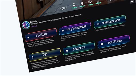 add panels   twitch channel streamlabs