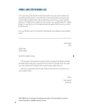 write  break lease letter teachersiteswebfccom
