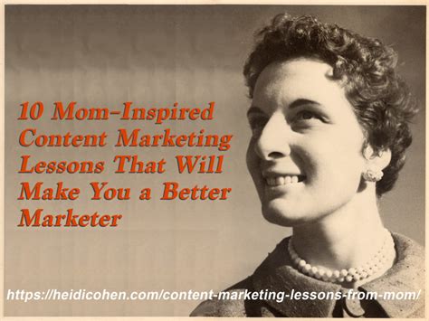 mom inspired content marketing lessons