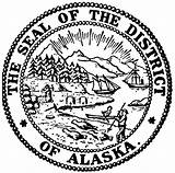 Alaska State sketch template