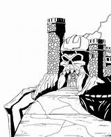 Castle He Man Grayskull Deviantart sketch template