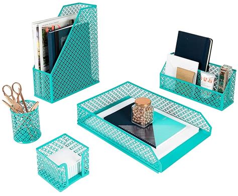 top  teal office set home previews