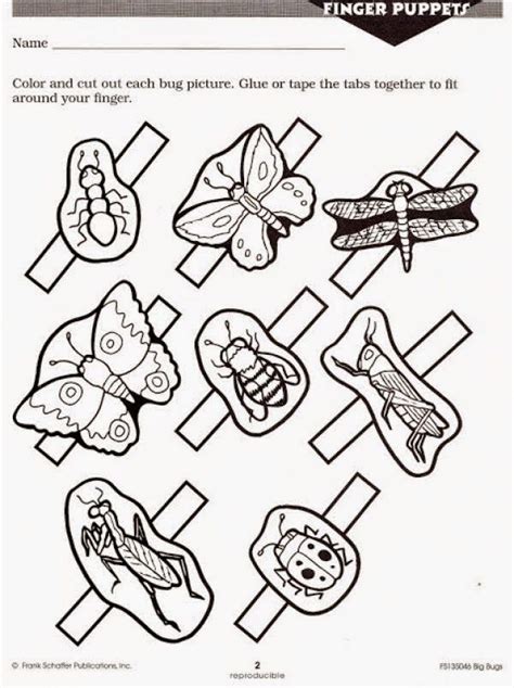 insect worksheets  preschool kootationblogspotcom bugs preschool kindergarten