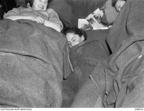 C 1943 10 30 Servicewomen Making The Best Of Sleeping Accommodation