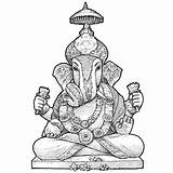 Ganesha Xcolorings 840px sketch template