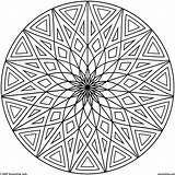 Coloring Cool Pages Designs Geometric Print Circle Pattern Color Drawing Printable Patterns Mandala Adults Kids Abstract Big Five Relaxing Getcolorings sketch template