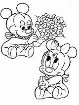 Minnie Baby Mickey Coloring Pages Mouse Disney Mini Colouring Micky Characters Print Para Colorear Library Clipart Coloringhome Large Comments Popular sketch template