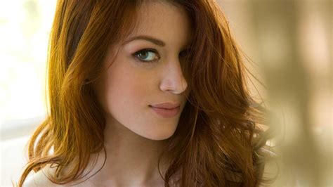stoya pornstar women redhead hair in face wallpaper and background