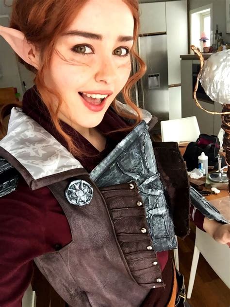 starbit cosplay inquisitor lavellan reporting for duty almost