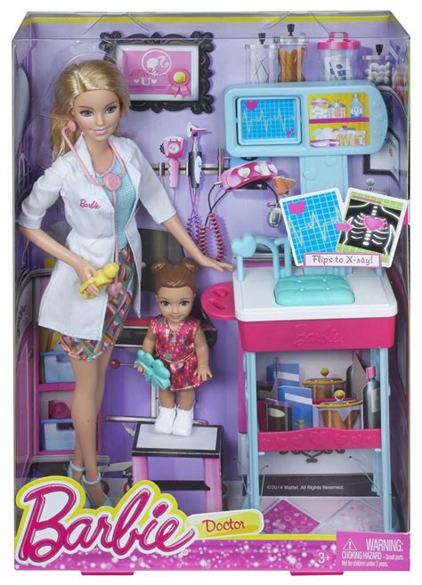 Mattel Barbie Careers Pediatrician Doll And Playset Barbiefashion