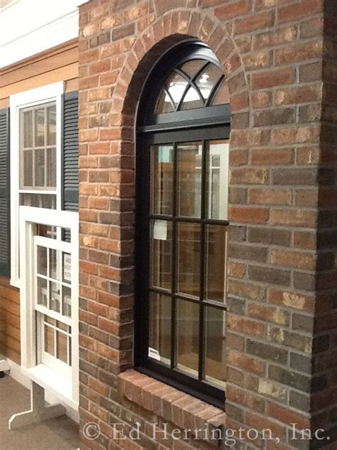 marvin ultimate ebony clad casement window  gothic   window remodel arched