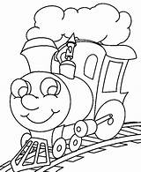 Coloring Train Pages Kids Popular sketch template
