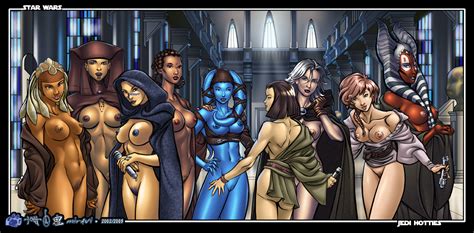 star wars lesbians jedi hotties001 2 comic art sorted by position luscious
