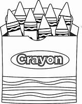 Crayons Crayon Coloring Box Pages Draw Color Printable Clipart Lets Drawing Pencil Print Eight Colouring School Sheet Getdrawings Tocolor Crayola sketch template