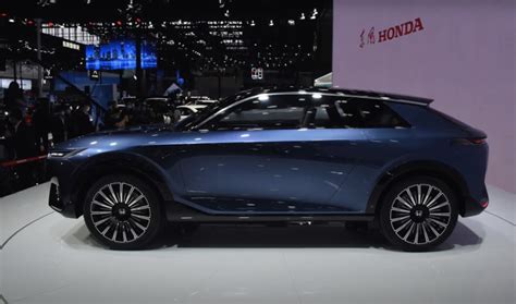 honda unveils sleek  electric suv concept showing future mass production model trend