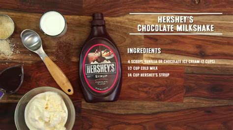 Hershey S Chocolate Milkshake Recipe Youtube