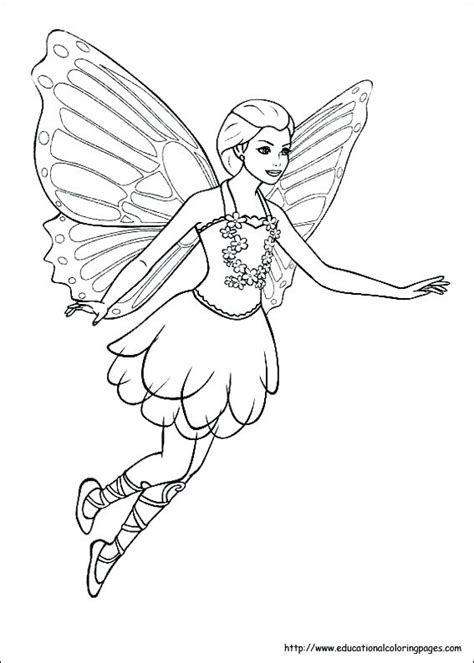mermaid fairy princess coloring pages  getcoloringscom