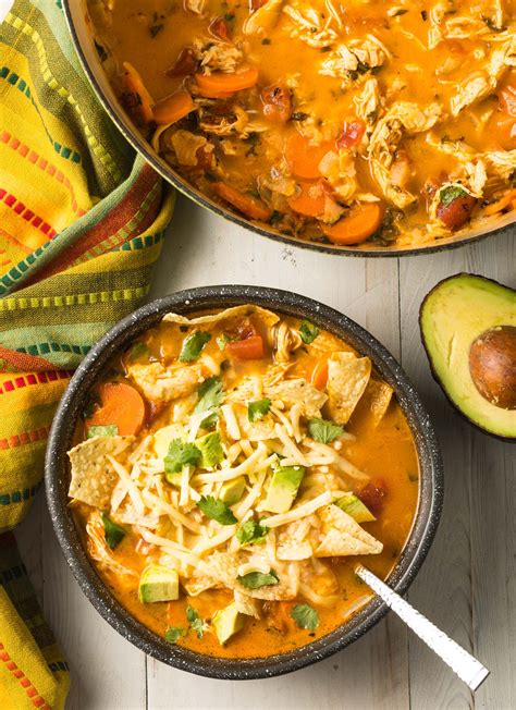 chicken tortilla soup recipe  spicy perspective