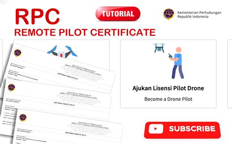 remote pilot certificate rpc  kemenhub applikasi sidopi