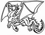 Dragon Dragons Coloring Clipart Gif Cliparts Drawings Pages Fantasy Clip Library Ws sketch template