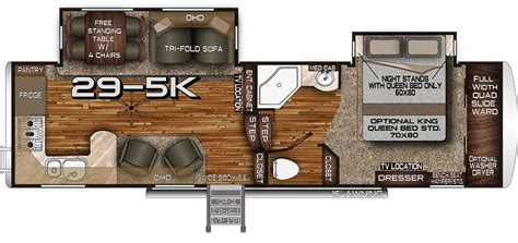 Northwood Arctic Fox Fifth Wheel Floor Plans