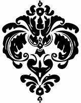 Damask Scroll Clipart Clip Clipground sketch template